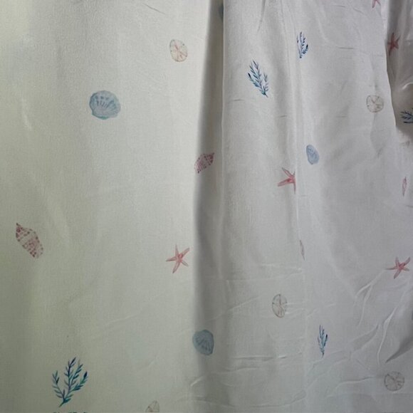 Rails Kate Seashell Print Silk Shirt Blouse - Picture 8 of 8